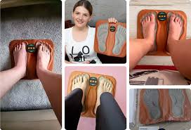 Tapis de Massage Électrique pour Pieds - Stimulation Musculaire et Vibration Rechargeable