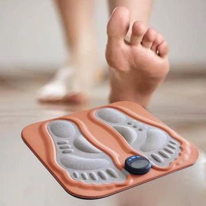 Tapis de Massage Électrique pour Pieds - Stimulation Musculaire et Vibration Rechargeable